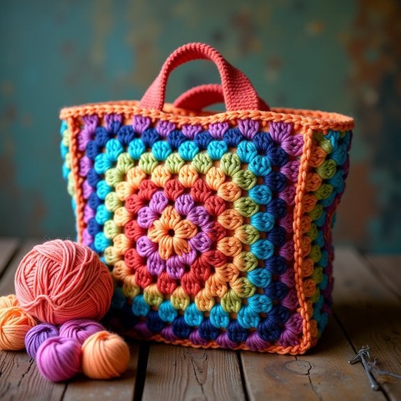 crochet tote bag design