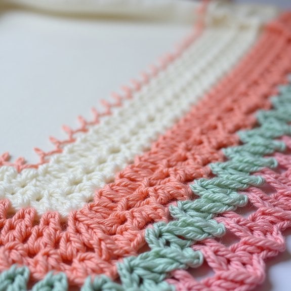 decorative crochet border technique