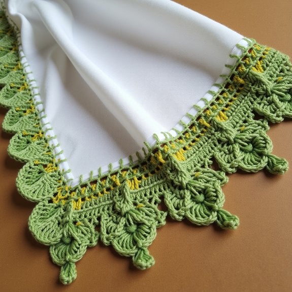 decorative curled leaf design