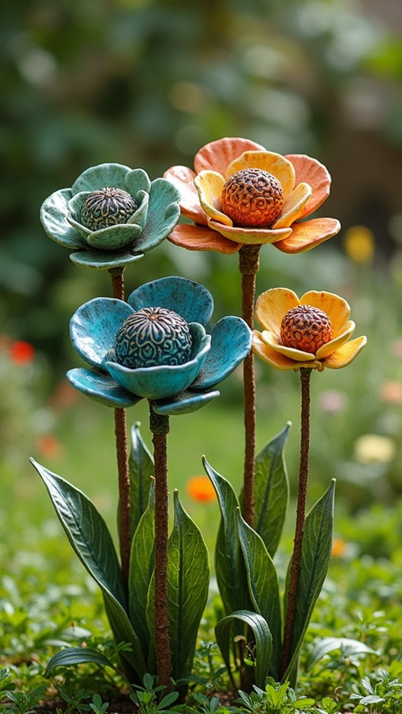 decorative outdoor garden markers