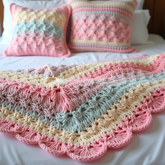 decorative shell stitch border