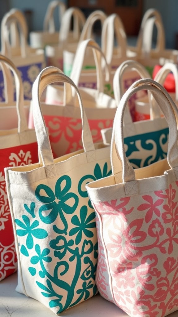 decorative stenciled designs showcased