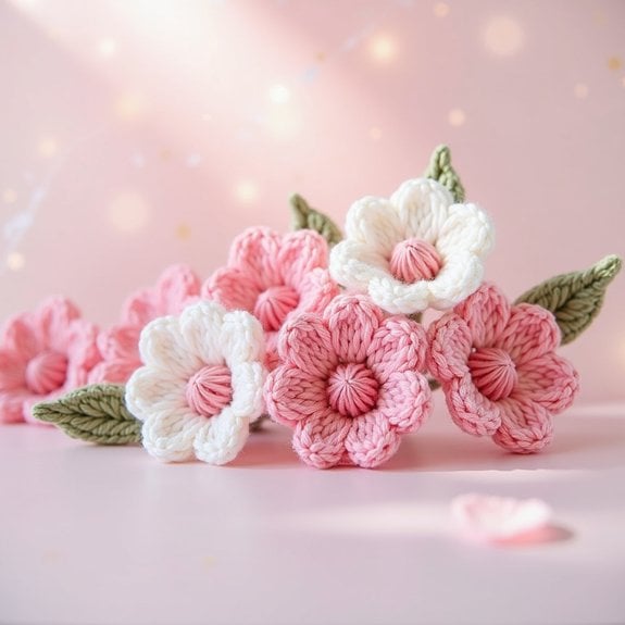 fragile pink flower petals