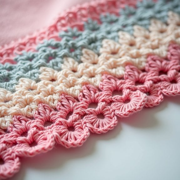 frayed fabric with texture