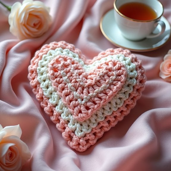 heart shaped pillow design instructions