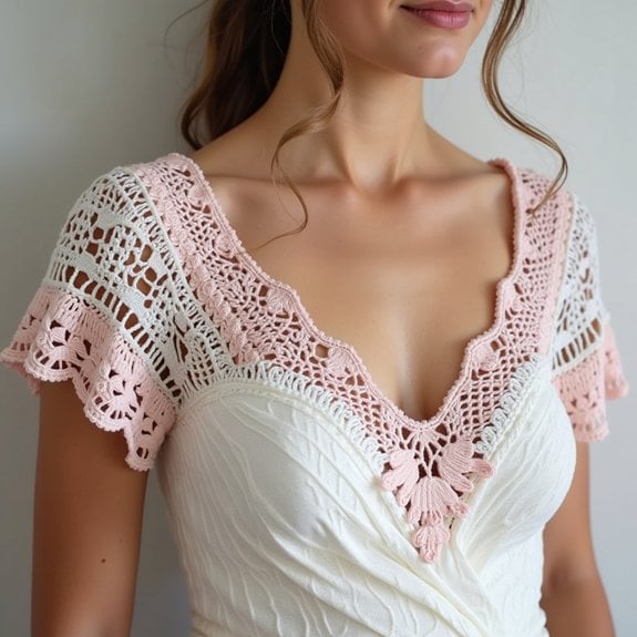 lacy decorative edge design