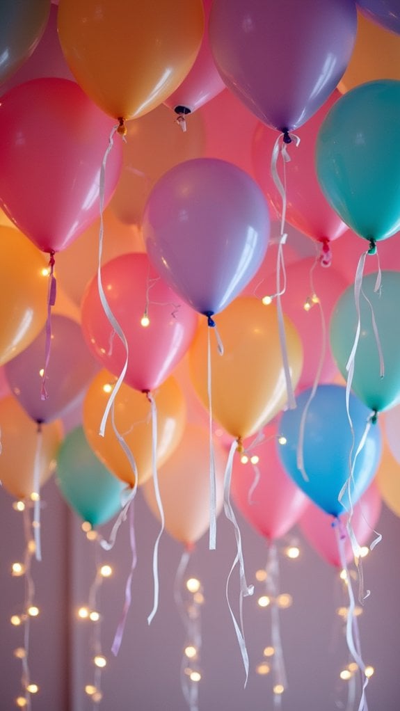 magical floating balloon displays