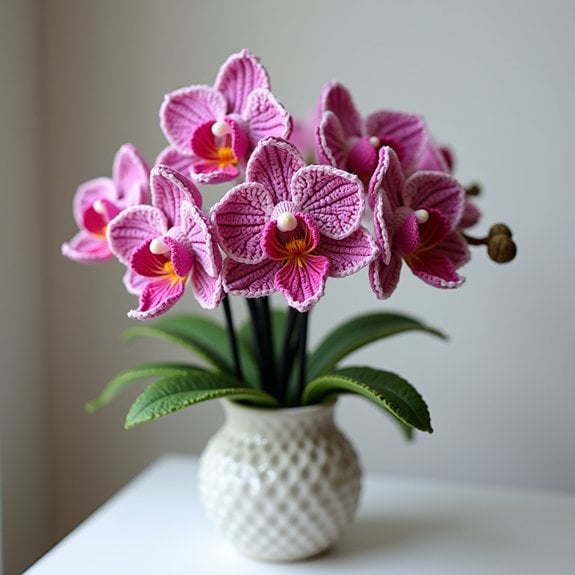 peaceful flower arrangement showcase