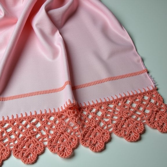 pineapple patterned decorative border