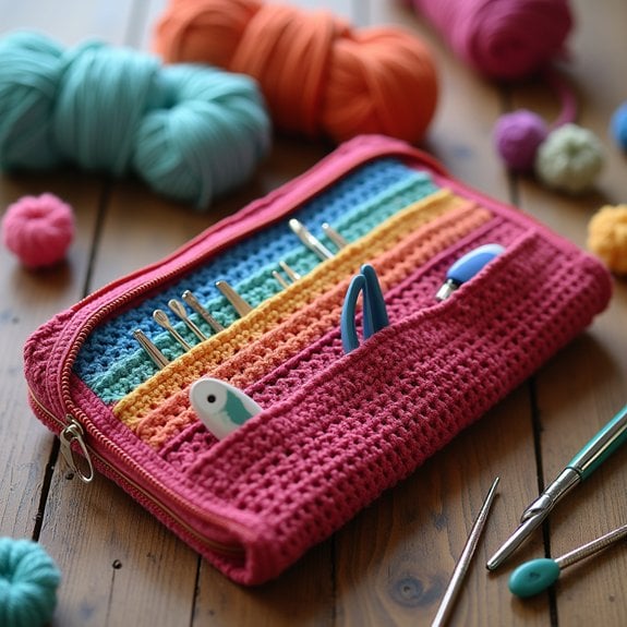 pouch with multiple pockets