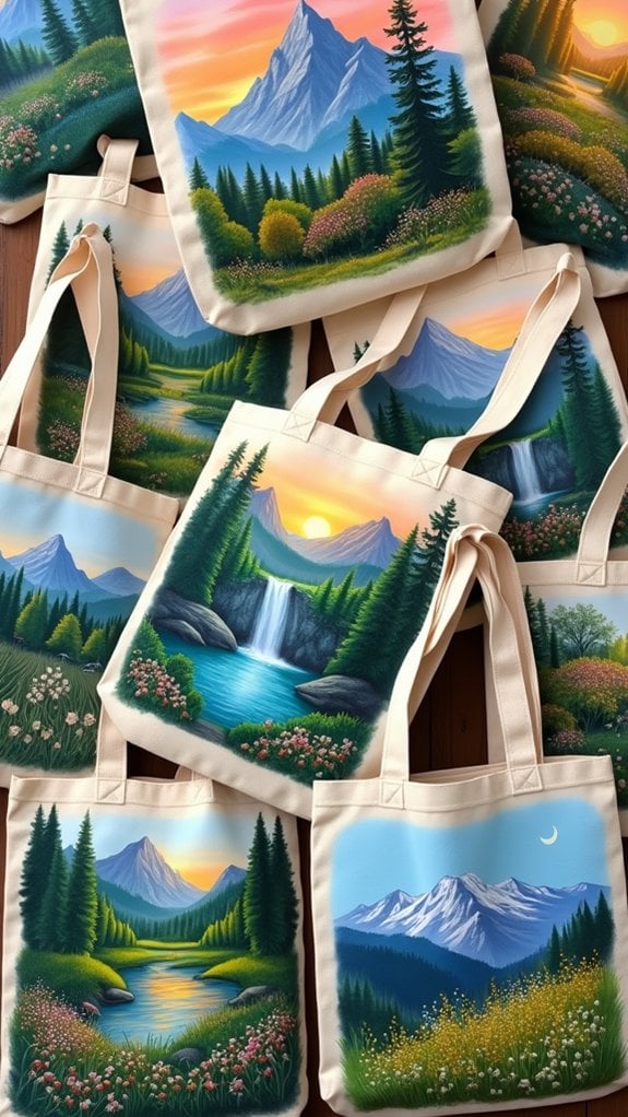 scenic natural landscapes displayed