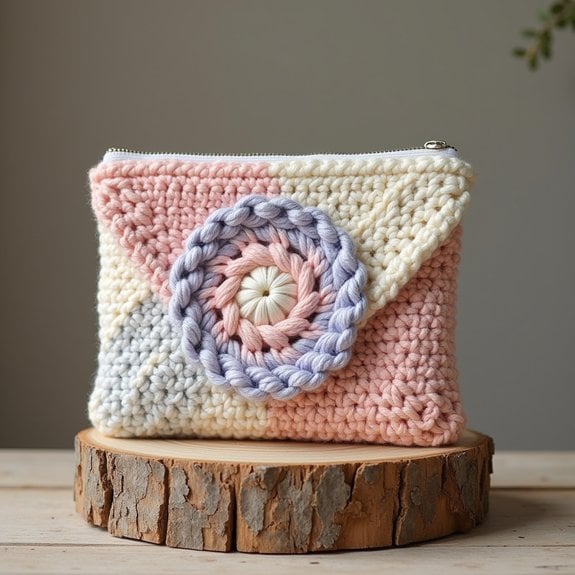 simple crochet clutch design