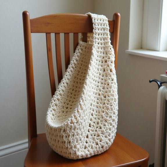 simple stylish crochet bag