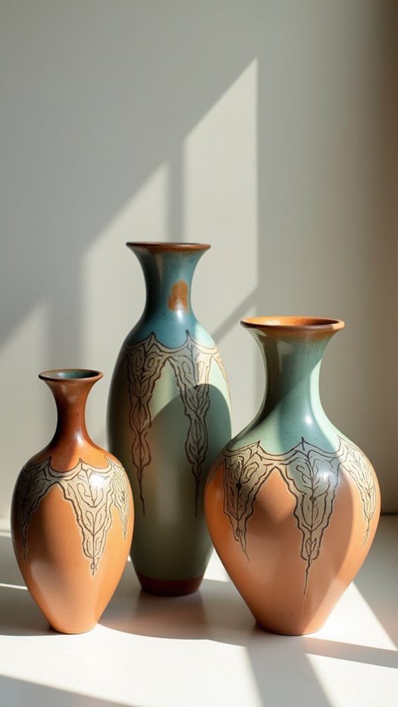 stylish decorative flower containers