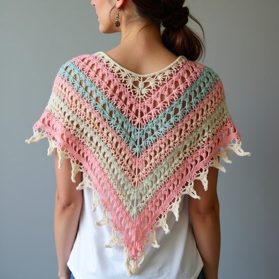 triangle shaped garden border