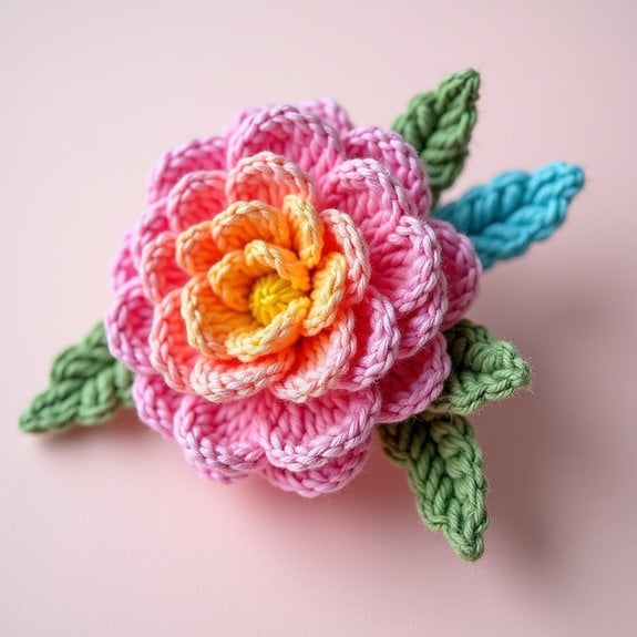 vibrant floral wrist accessory