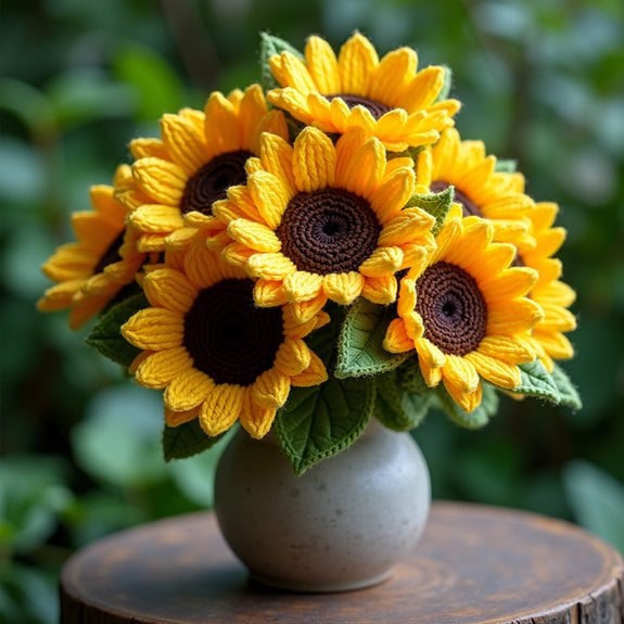 vibrant yellow flower bunch