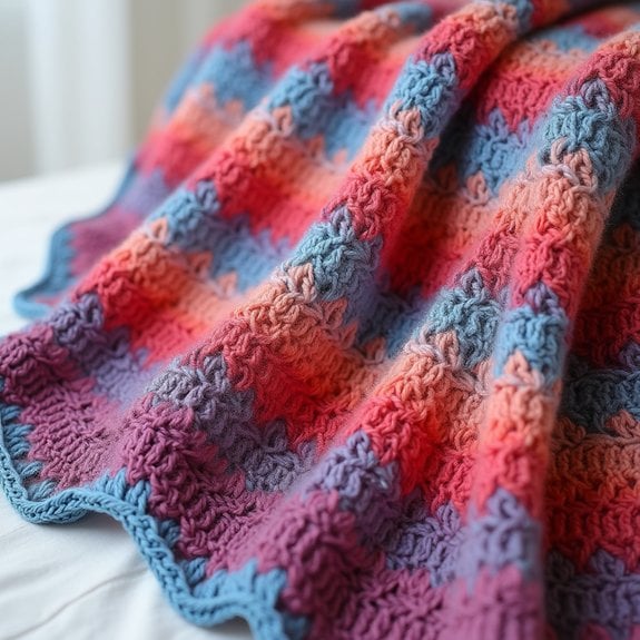 wavy decorative stitching design