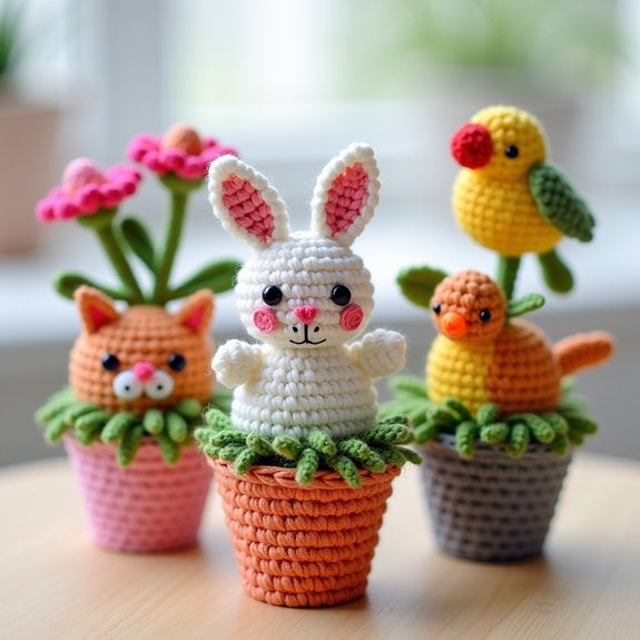 whimsical pet inspired planter