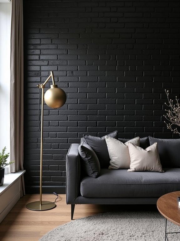 bold black brick elegance