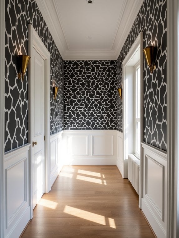 bold geometric wallpaper transformation