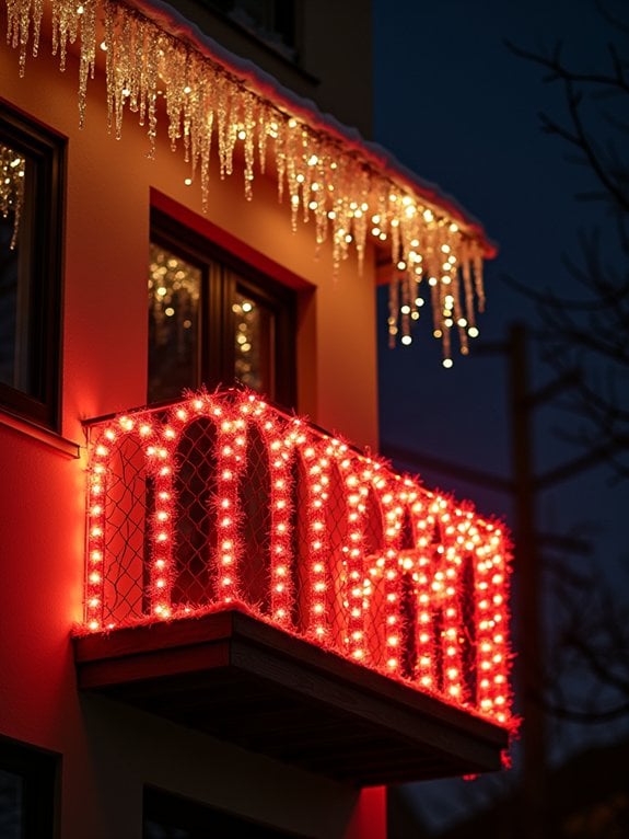 candy cane light decor