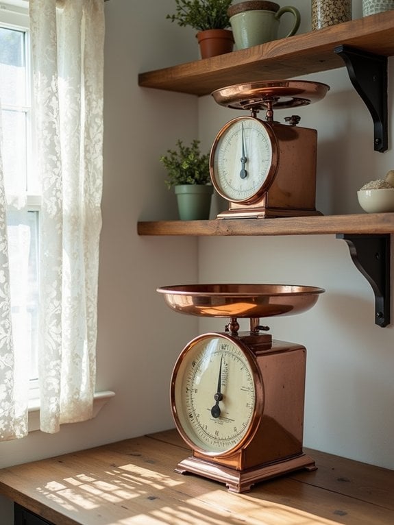 charming vintage kitchen scales
