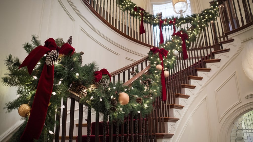 20 Amazing Christmas Staircase Decor Ideas You Need to See