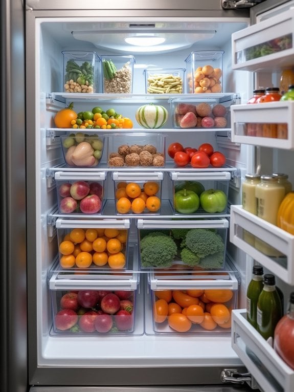 clear stackable storage bins