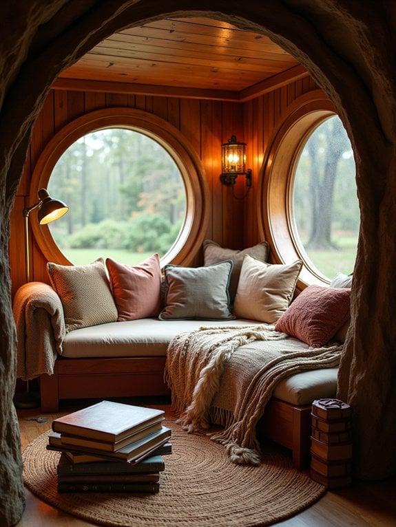 cozy alcove for reading