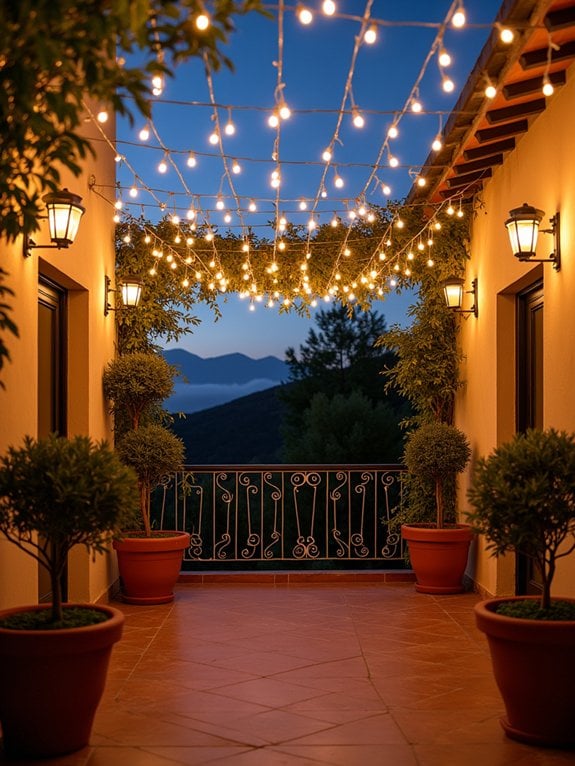 cozy mediterranean light canopy