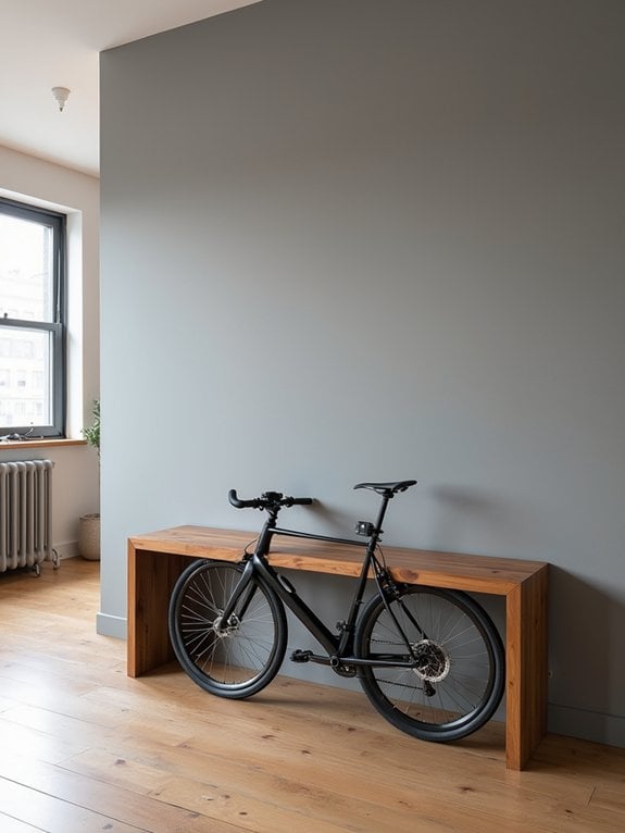 dual purpose bike storage solution