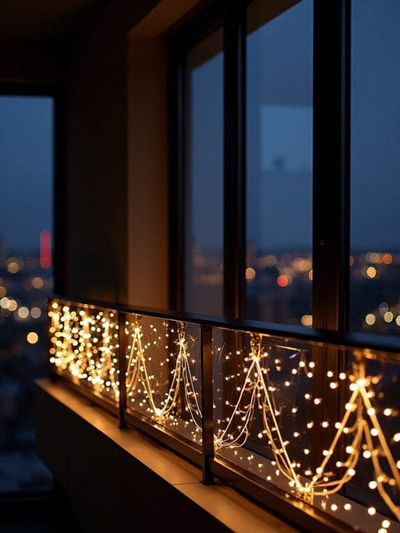 geometric led christmas display