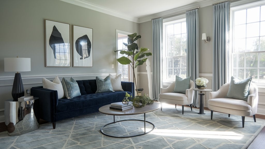 20 Amazing Gray and Blue Living Room Ideas You Need to See