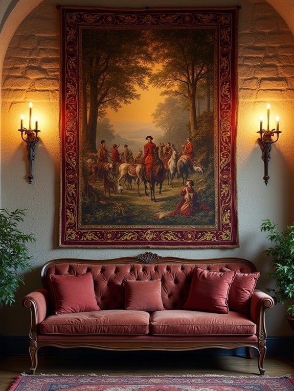 medieval tapestry decor ideas