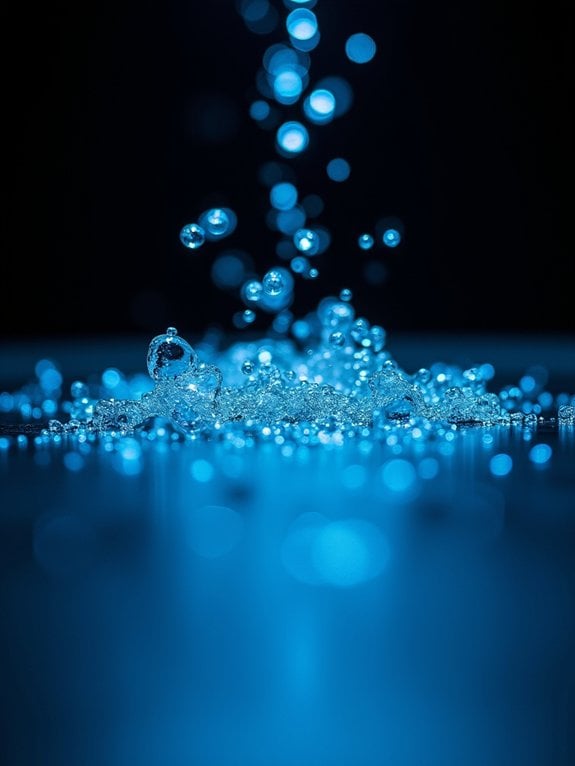 mesmerizing bubble wall feature