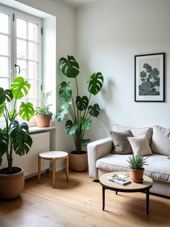 nature inspired indoor greenery decor