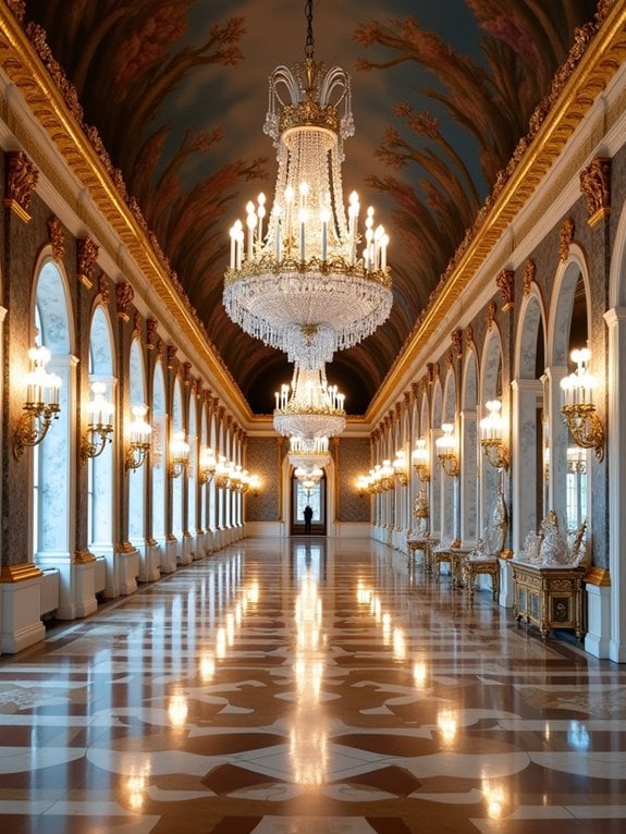 reflective floor to ceiling design