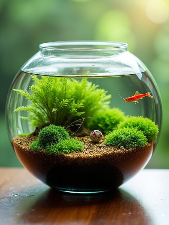 self sustaining nano aquarium setup