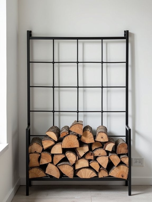 sleek modern metal storage