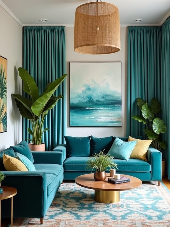 tropical luxe design elements