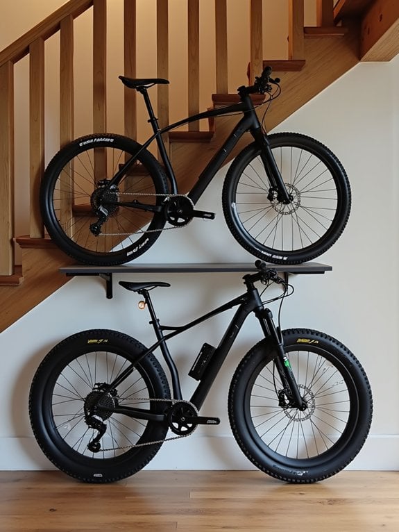 under stair bike storage solution