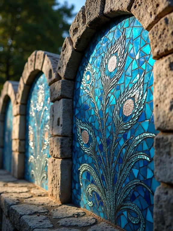 vibrant mosaic memorial tributes