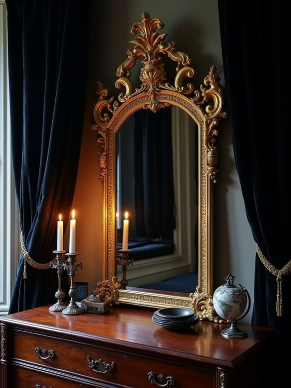 victorian ornate mirror elegance