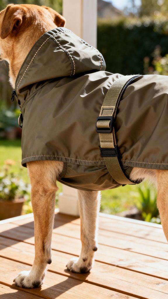 adjustable velcro strap coat