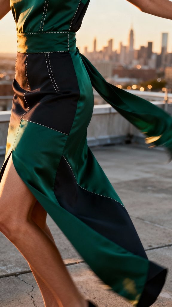 asymmetrical dress design techniques