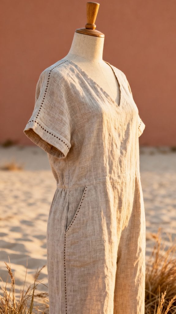 breezy linen summer jumpsuit