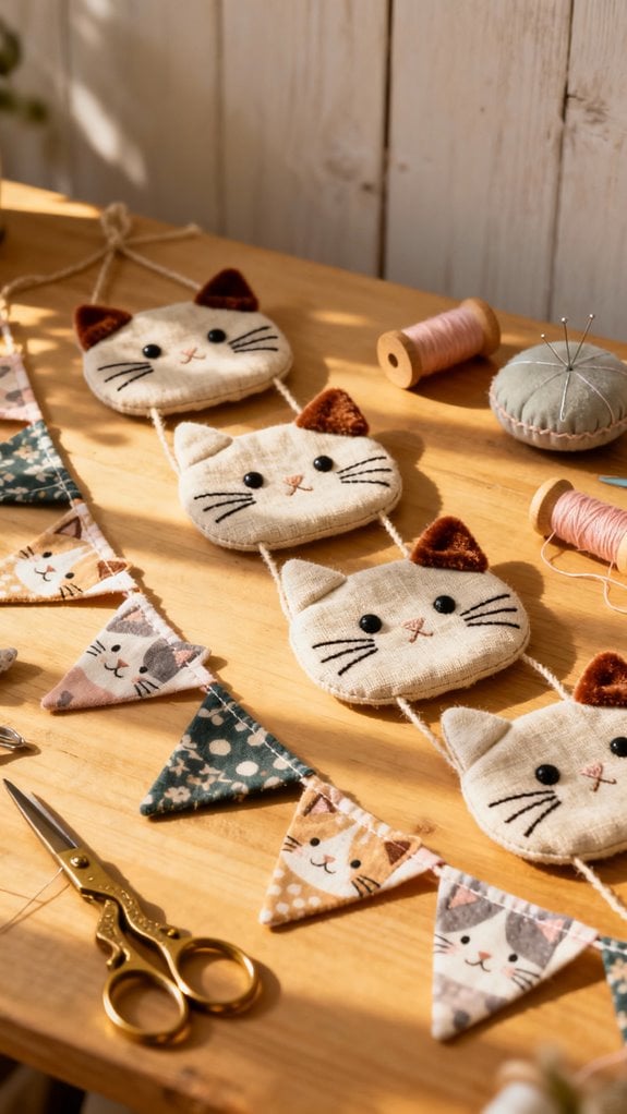 cat themed decor and crafts