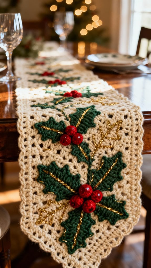 christmas table runner design