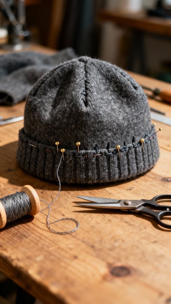classic beanie sewing technique